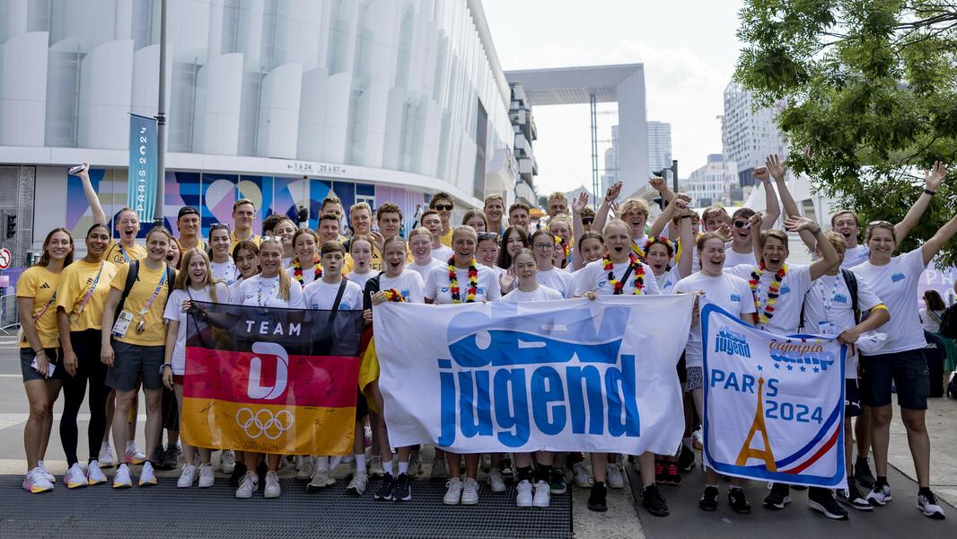 Das Jugendcamp der DSV-Jugend bei den Olympischen Spielen in Paris 2024.